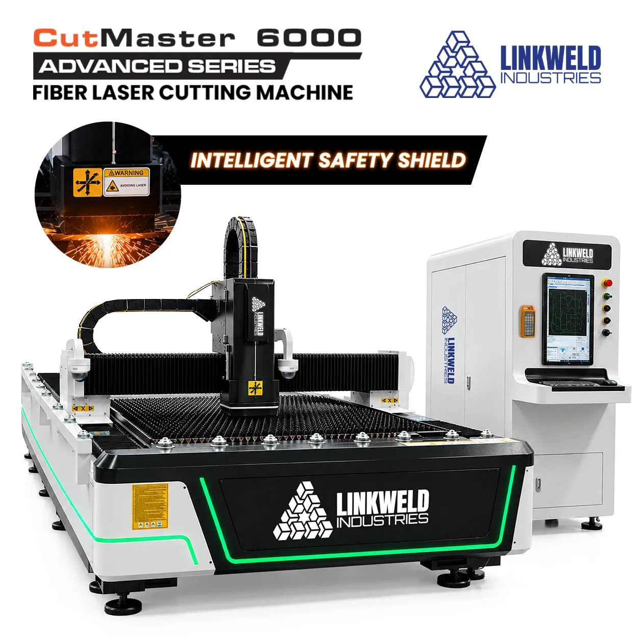 CutMaster Fiber Laser Cutting Machine 6000W Advanced Series