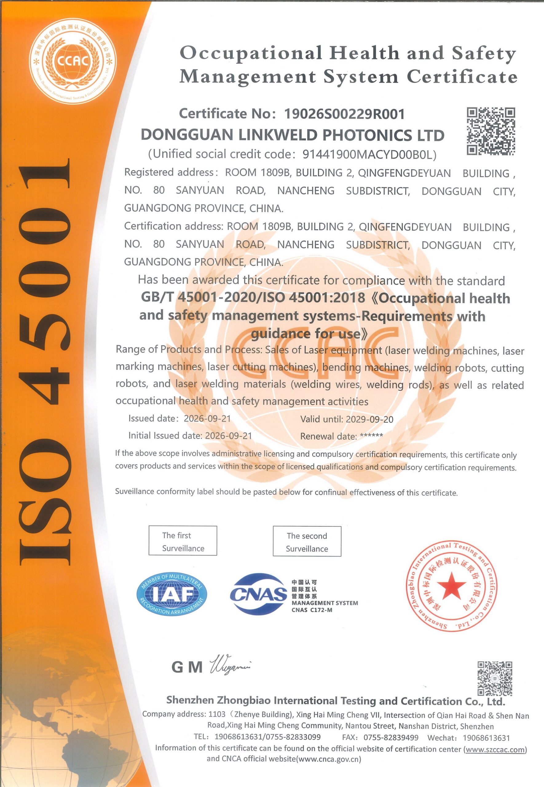 ISO 45001 EN